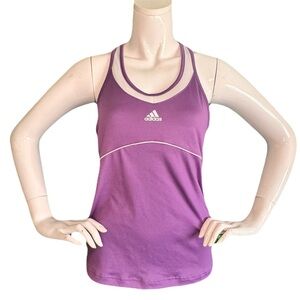 Adidas Climalite Women’s Classic Retro Purple Racerback Active Tank M